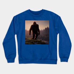 Sasquatch in Nature Crewneck Sweatshirt